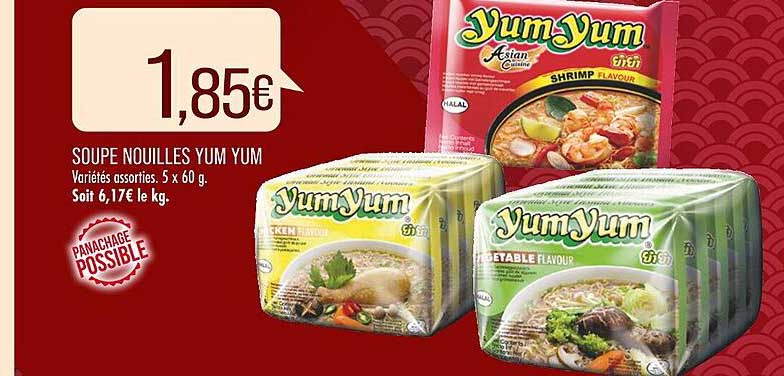 soupe nouilles yum yum