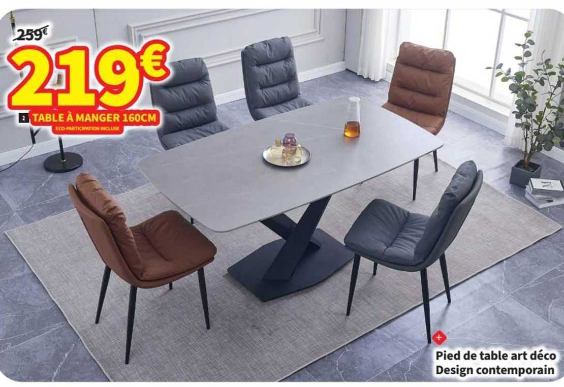 table à manger 160cm