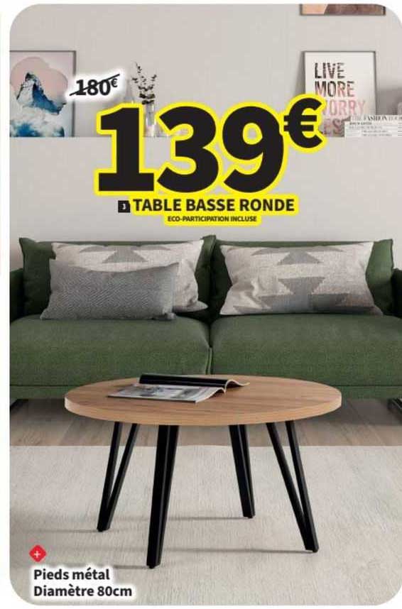 Table Basse Ronde