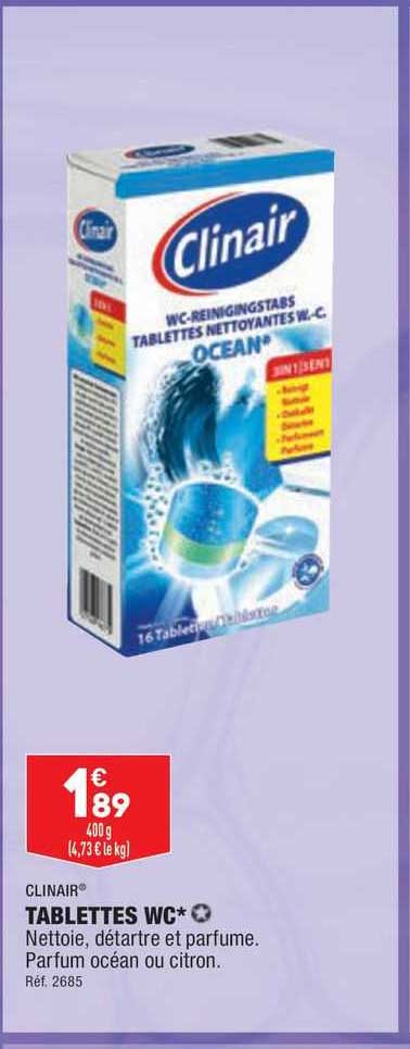 Tablettes Wc Clinair