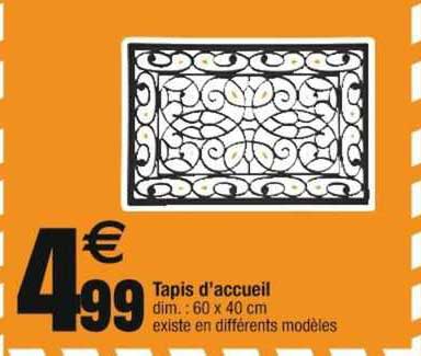 tapis d'accueil