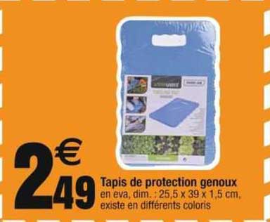 tapis de protection genoux