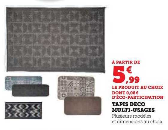 tapis déco multi-usages