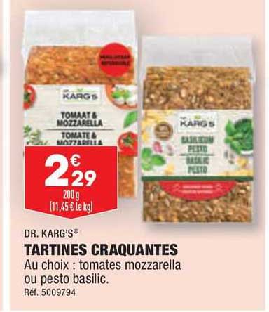 tartines craquantes dr. karg's