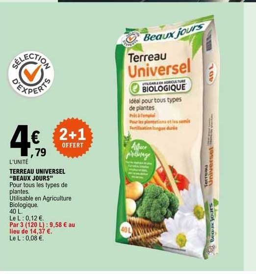 terreau universel "beaux jours"