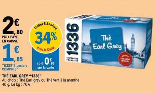 Thé Earl Grey "1336"