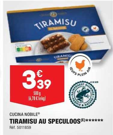 tiramisu au spéculoos cucina nobile