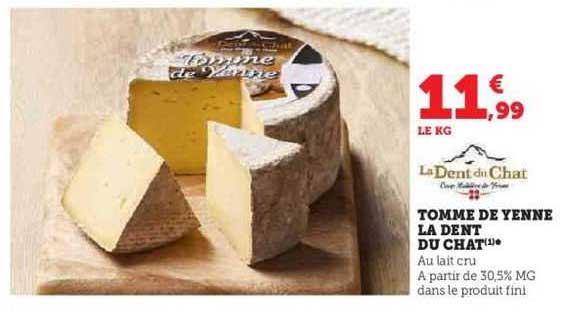 tomme de yenne la dent du chat