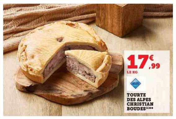 tourte des alpes christian boudes