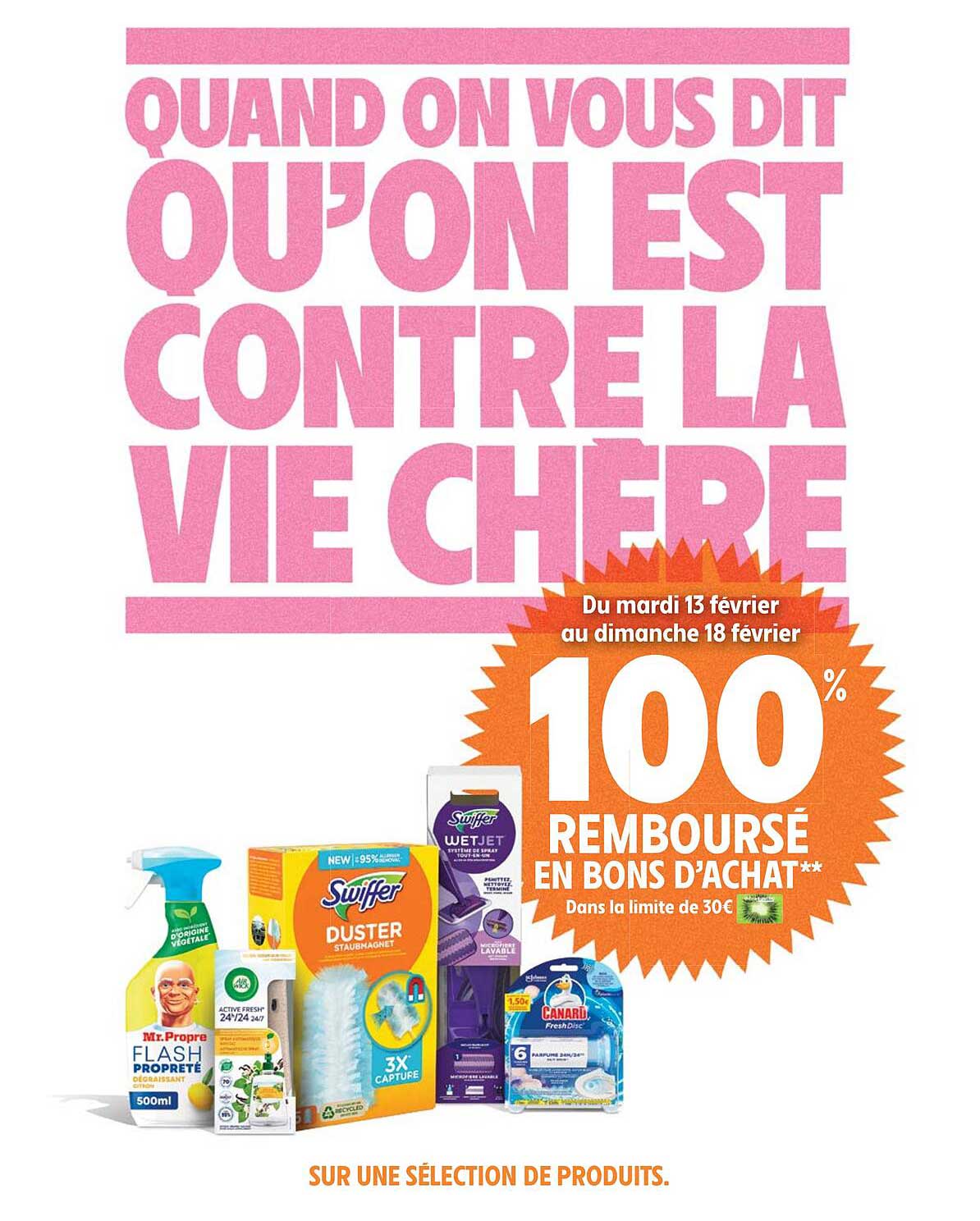 une sélection de produits