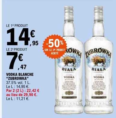 Vodka Blanche "zubrowka"