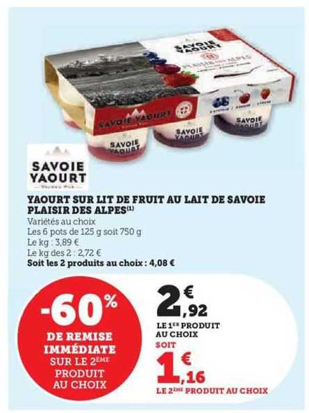yaourt sur lit de fruit au lait de savoie plaisir des alpes