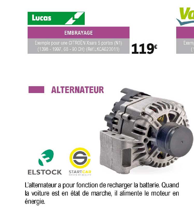 alternateur elstock