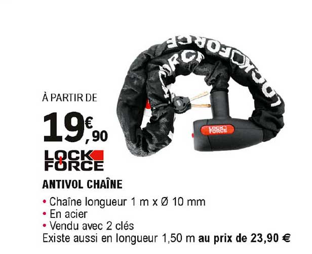 Antivol Chaîne Lock Force