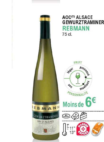 aoc alsace gewurtraminer rebmann