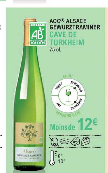 aoc alsace gewurtztraminer cave de turkheim