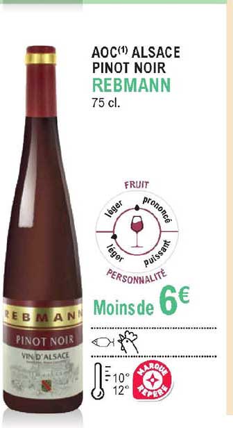 aoc alsace pinot noir rebmann