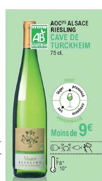 Aoc Alsace Riesling Cave De Turckheim
