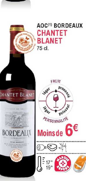 aoc bordeaux chantet blanet