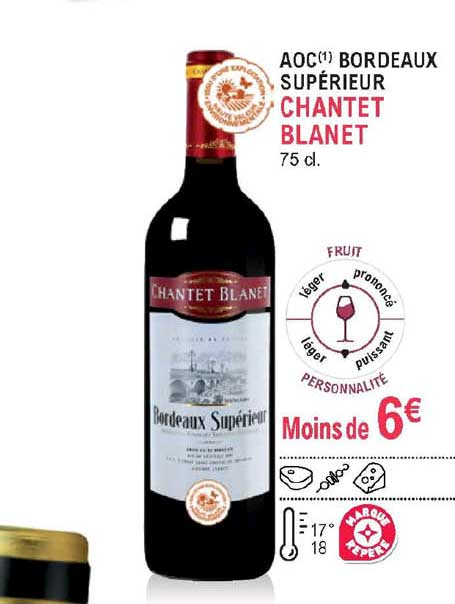 aoc bordeaux supérieur chantet blanet