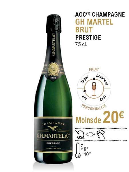 aoc champagne gh martel brut prestige