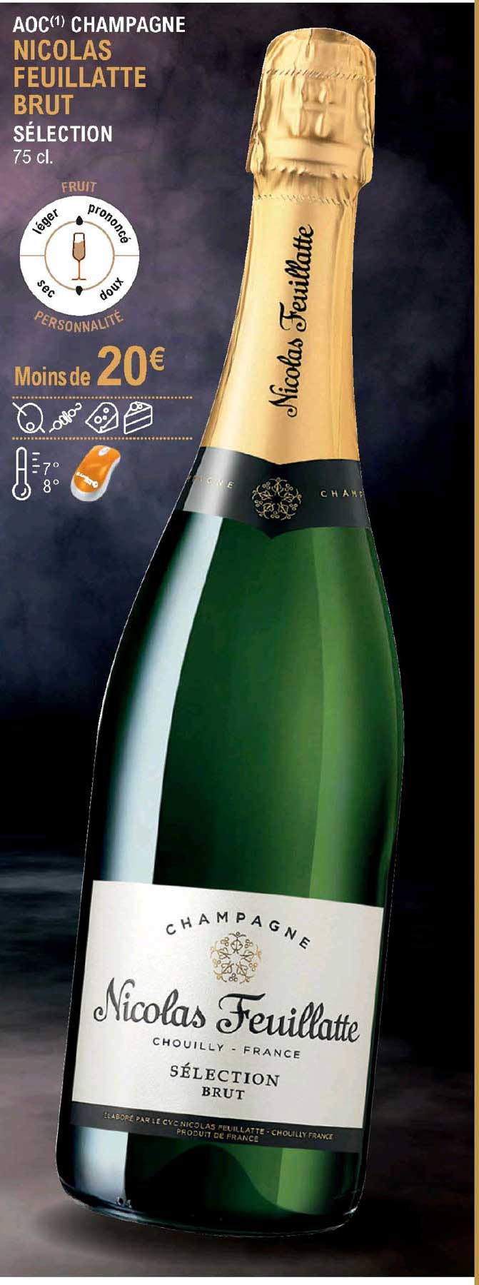 Aoc Champagne Nicolas Feuillatte Brut Sélection