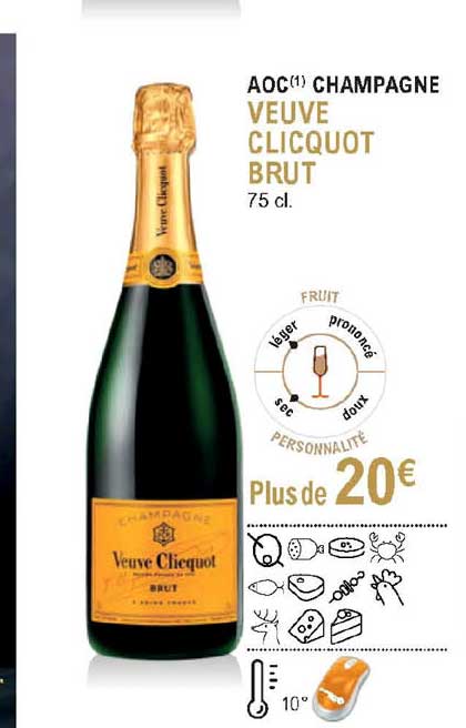 aoc champagne veuve clicquot brut