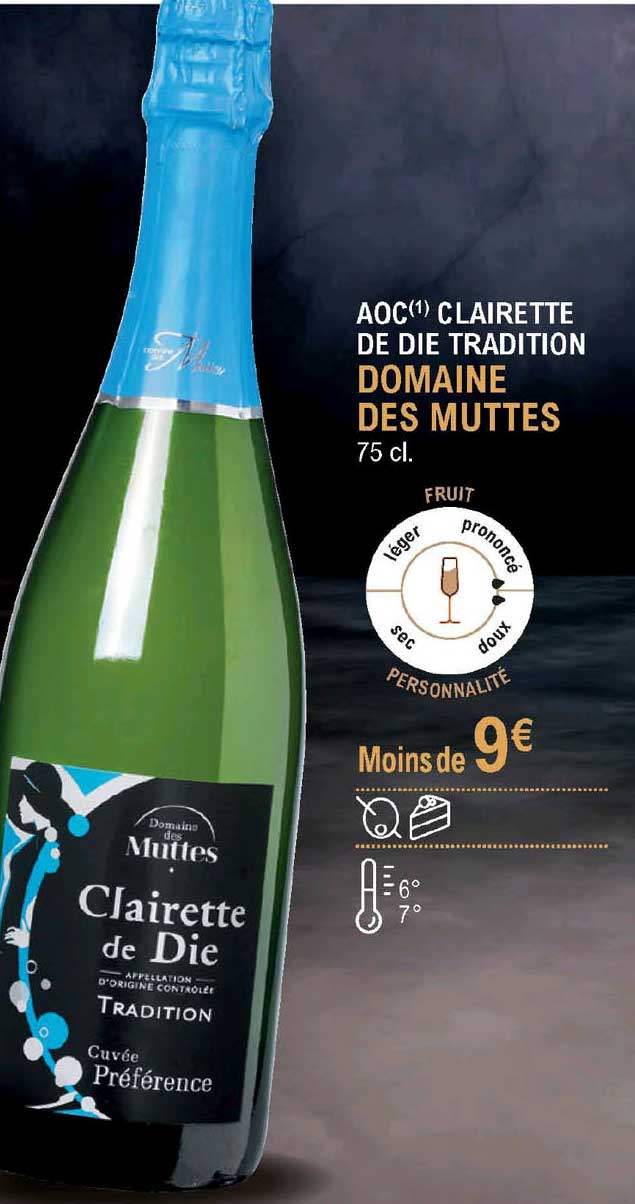 aoc clairette de die tradition domaine des muttes
