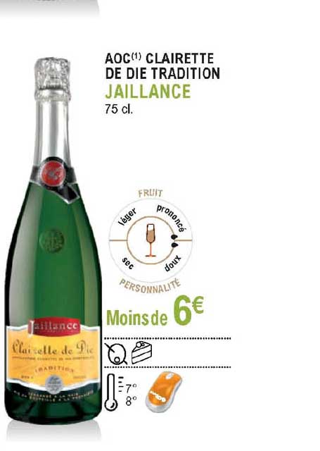 aoc clairette de die tradition jaillance