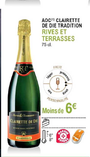 aoc clairette de die tradition rives et terrasses