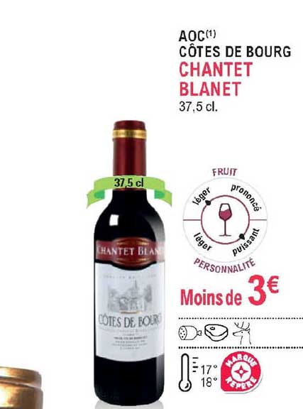 aoc côtes de bourg chantet blanet