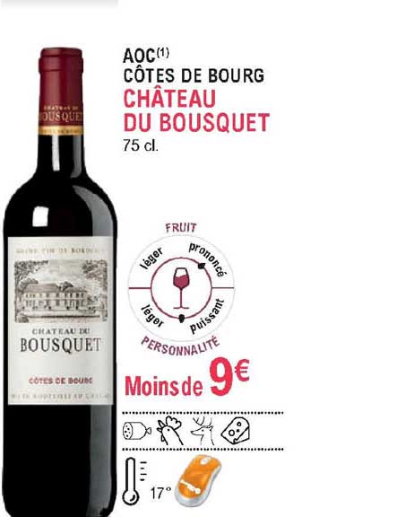 aoc côtes de bourg château du bousquet