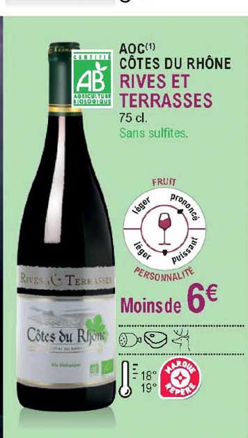 aoc côtes du rhône rives et terrasses