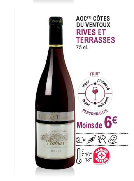 aoc côtes du ventoux rives et terrasses