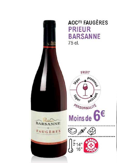 aoc faugères prieur barsanne