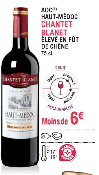 aoc haut-médoc chantet blanet