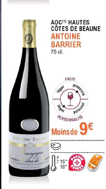 aoc hautes côtes de beaune antoine barrier