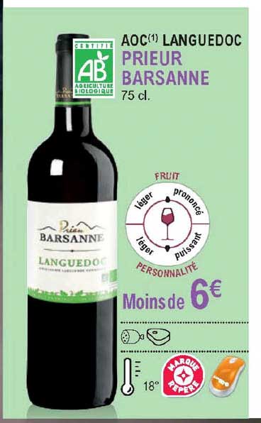 Aoc Languedoc Prieur Barsanne