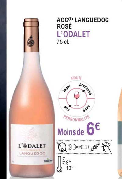 Aoc Languedoc Rosé L'odalet
