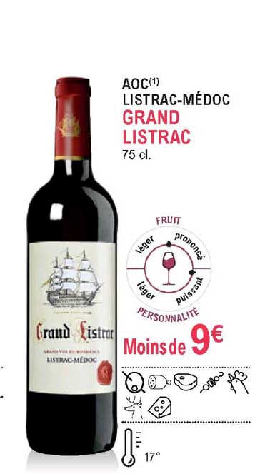 aoc listrac-médoc grand listrac