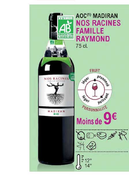 aoc madiran nos racines famille raymond