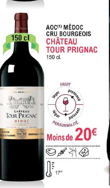 aoc médoc cru bourgeois château tour prignac