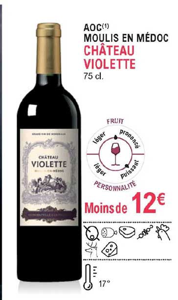 Aoc Moulis En Médoc Château Violette