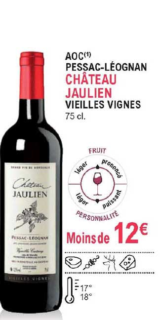 aoc pessac-léognan château jaulien