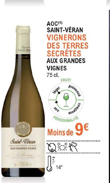 aoc saint véran vignerons des terres secrètes aux grandes vignes