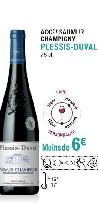 aoc saumur champigny plessis duval