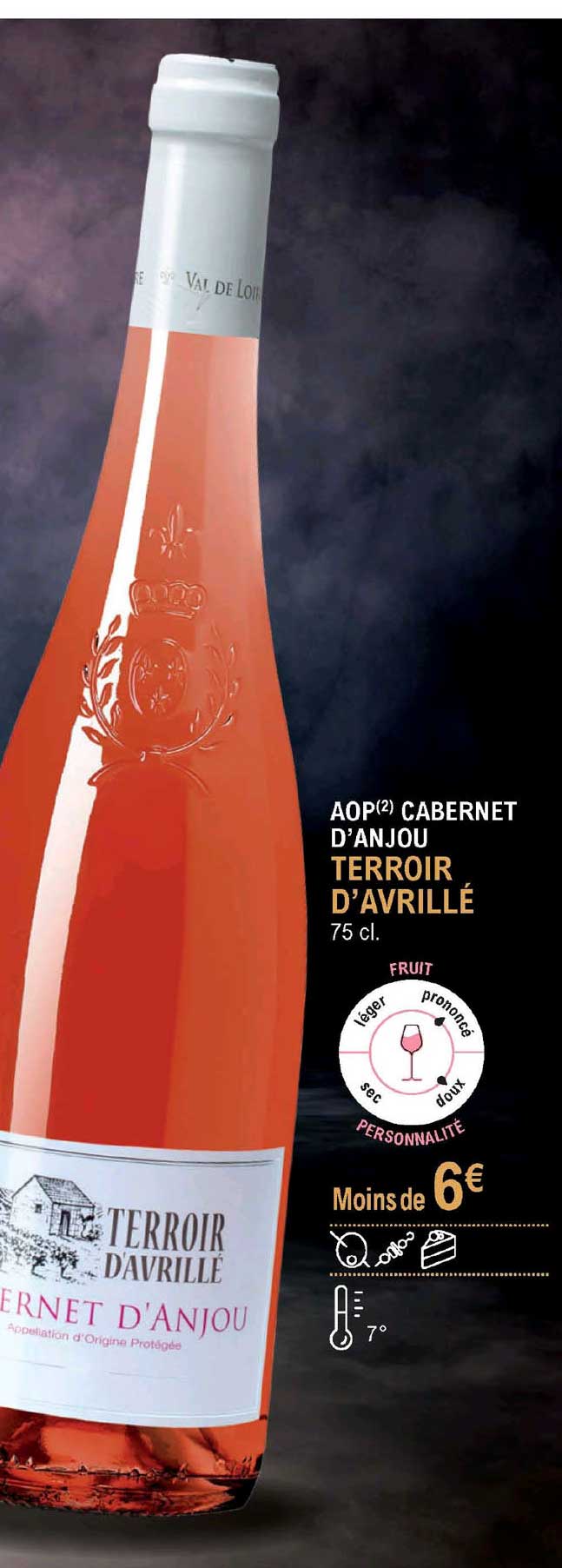 aop cabernet d'anjou terroir d'avrillé