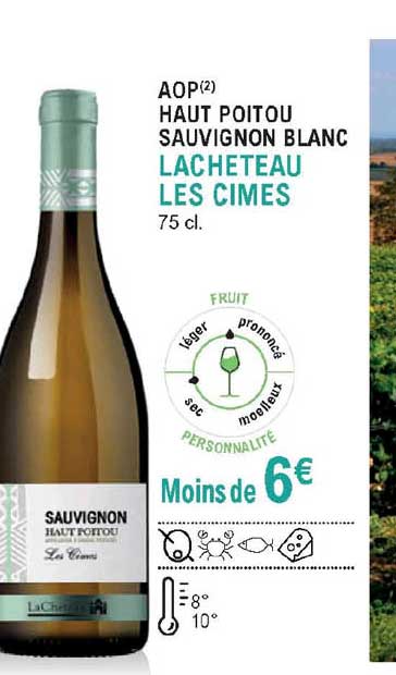 aop haut poitou sauvignon blanc lacheteau les cimes