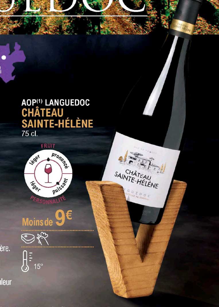 aop languedoc château sainte hélène