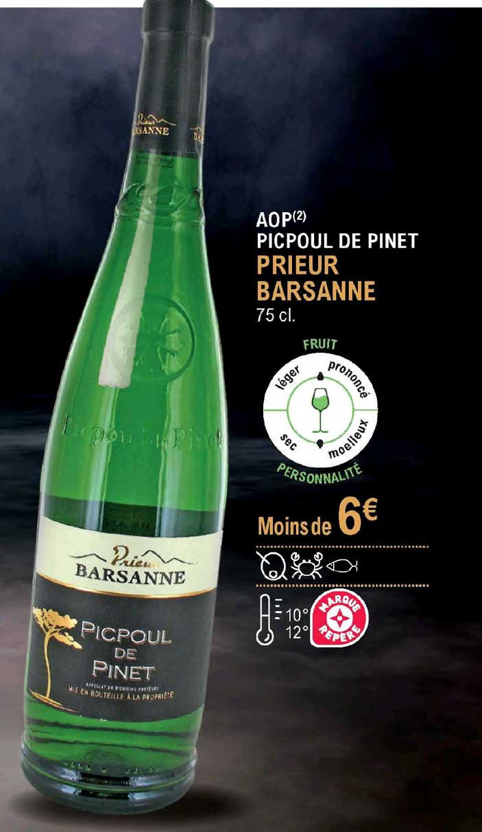 aop picpoul de pinet prieur barsanne